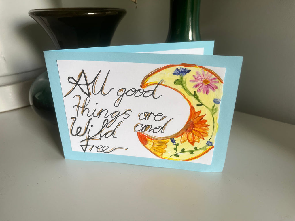 Hand painted greeting cards