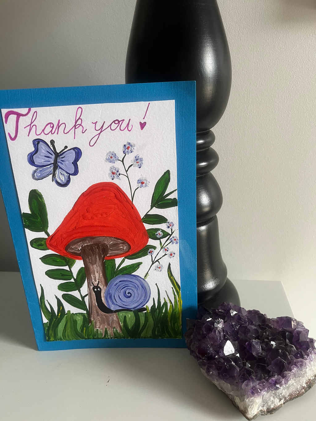 Hand painted thank you cards