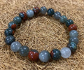 African Bloodstone Crystal Bracelets