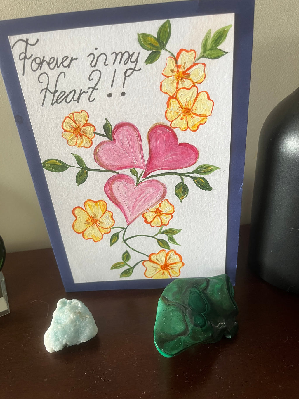 Hand painted cards for your loved one