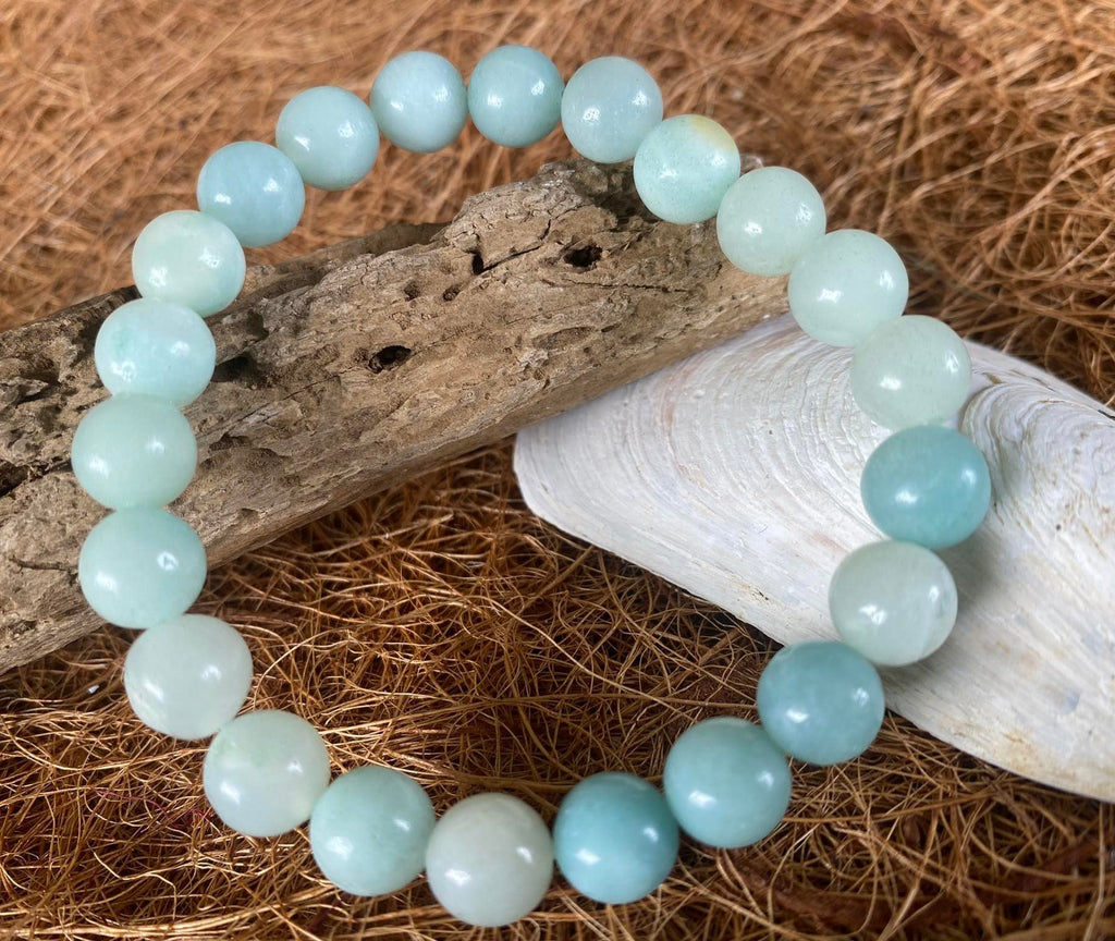 Blue Amazonite Crystal Bracelet