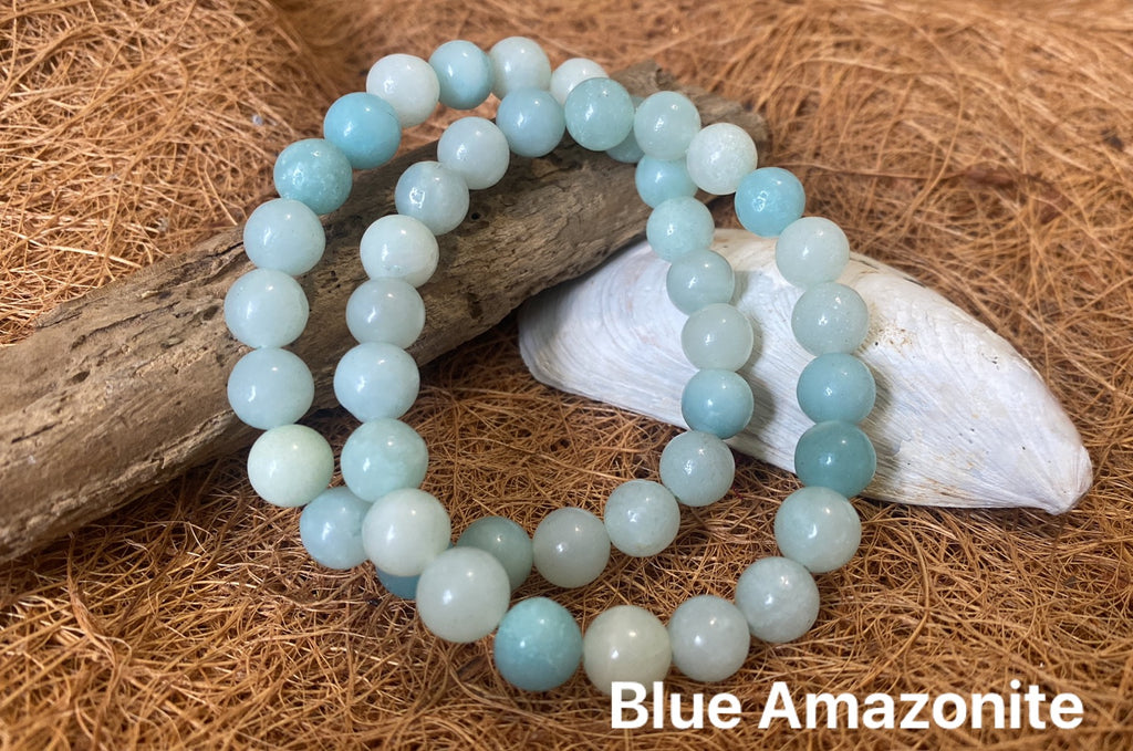 Blue Amazonite Crystal Bracelet