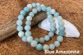 Blue Amazonite Crystal Bracelet