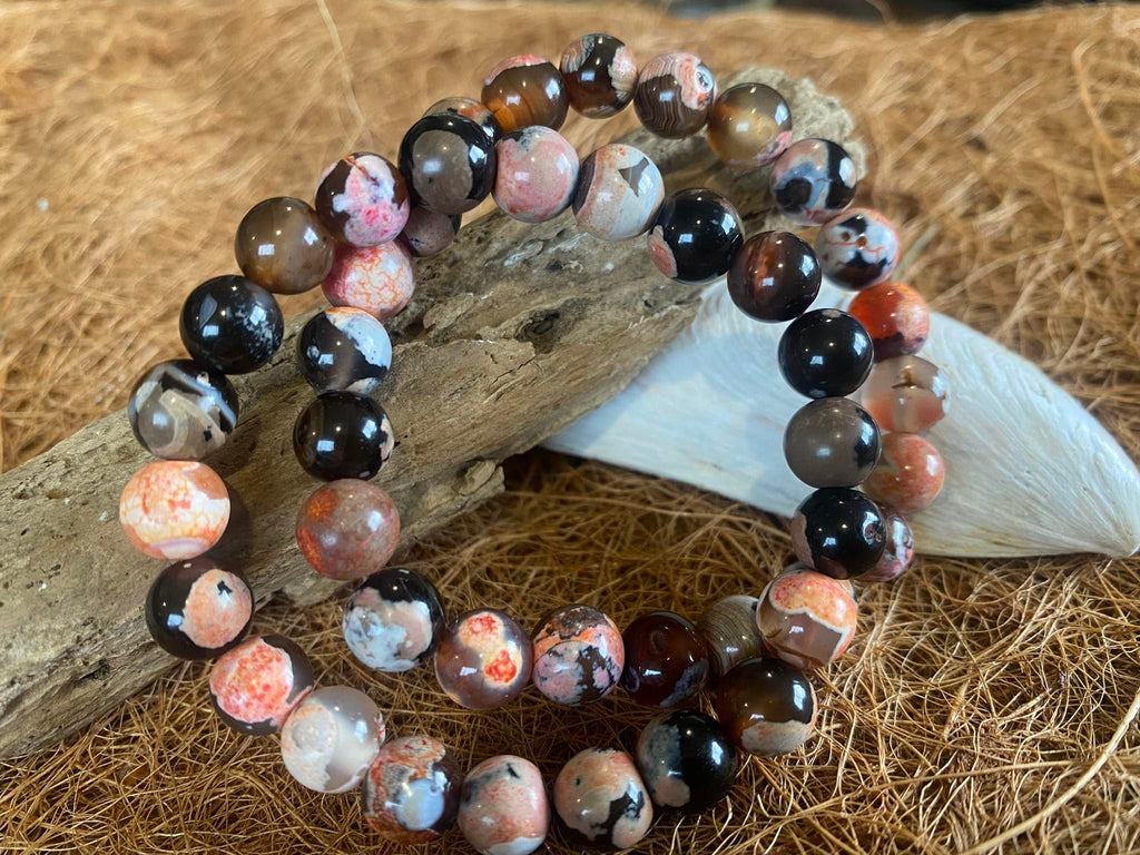 Coffee Agate Crystal Bracelets