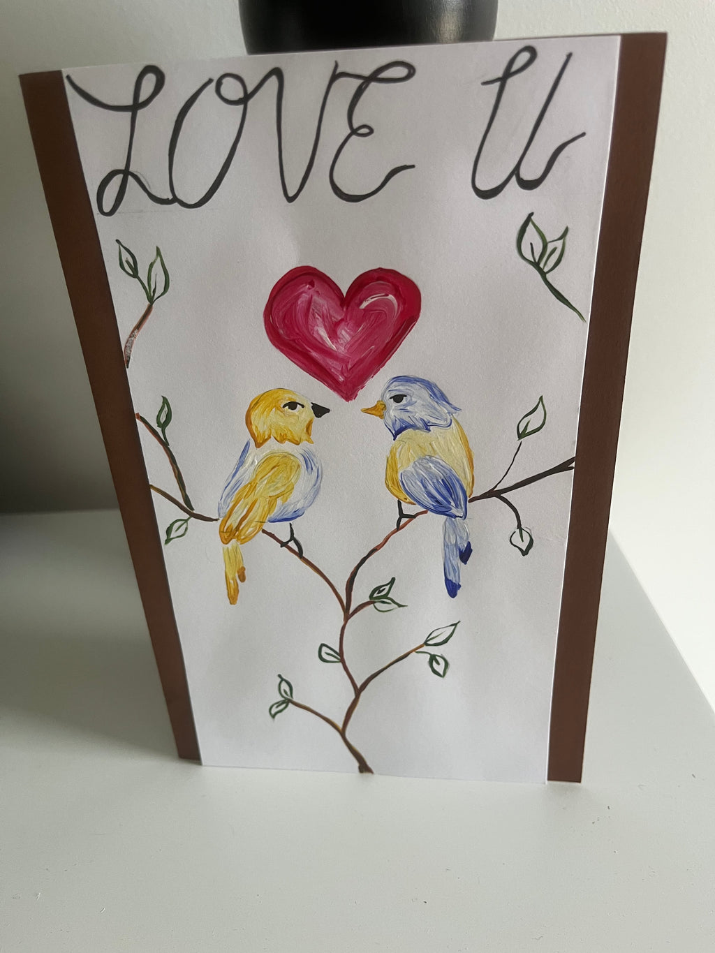 Hand painted cards for your loved one