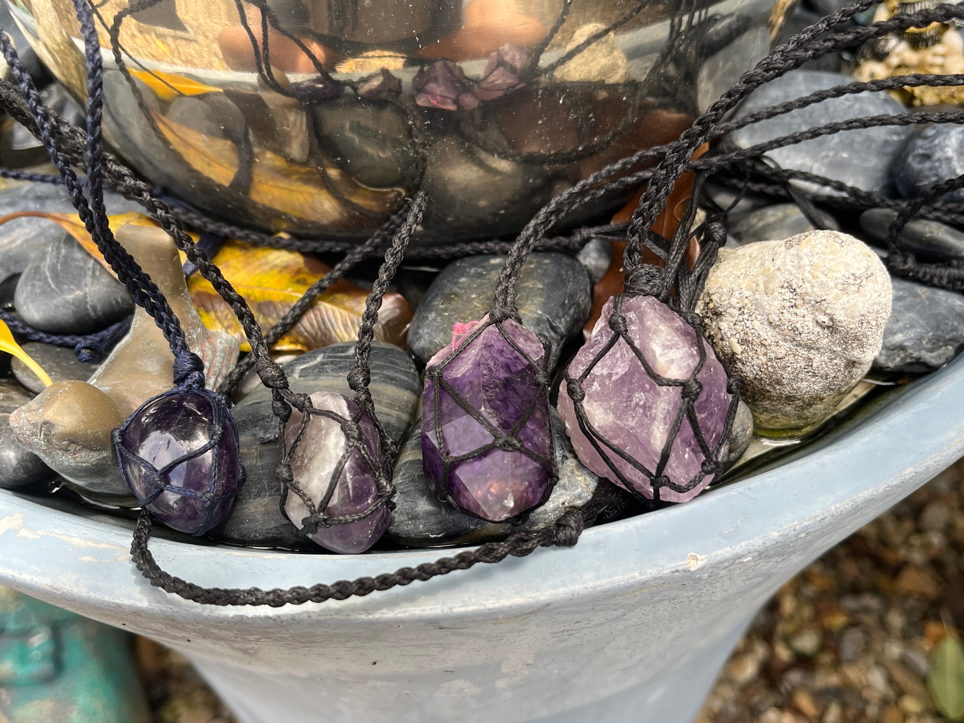 Amethyst Crystal Necklaces