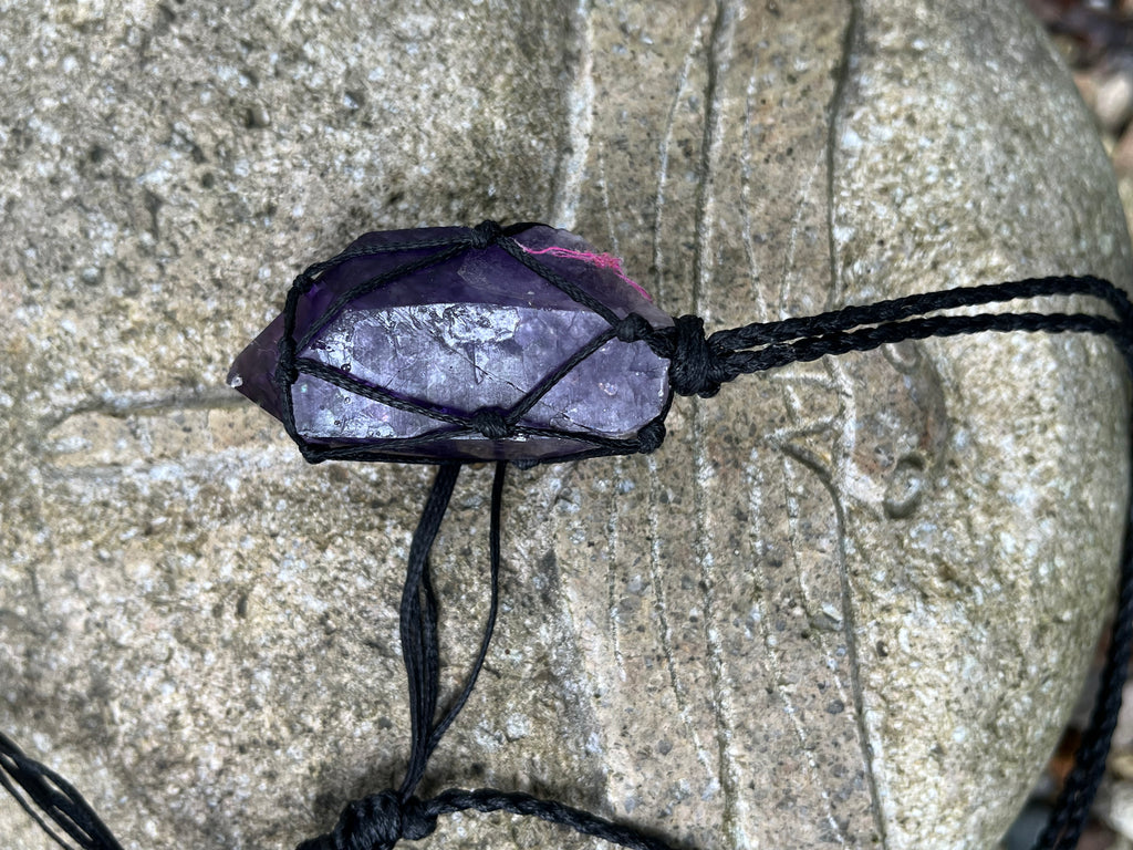 Amethyst Crystal Necklaces