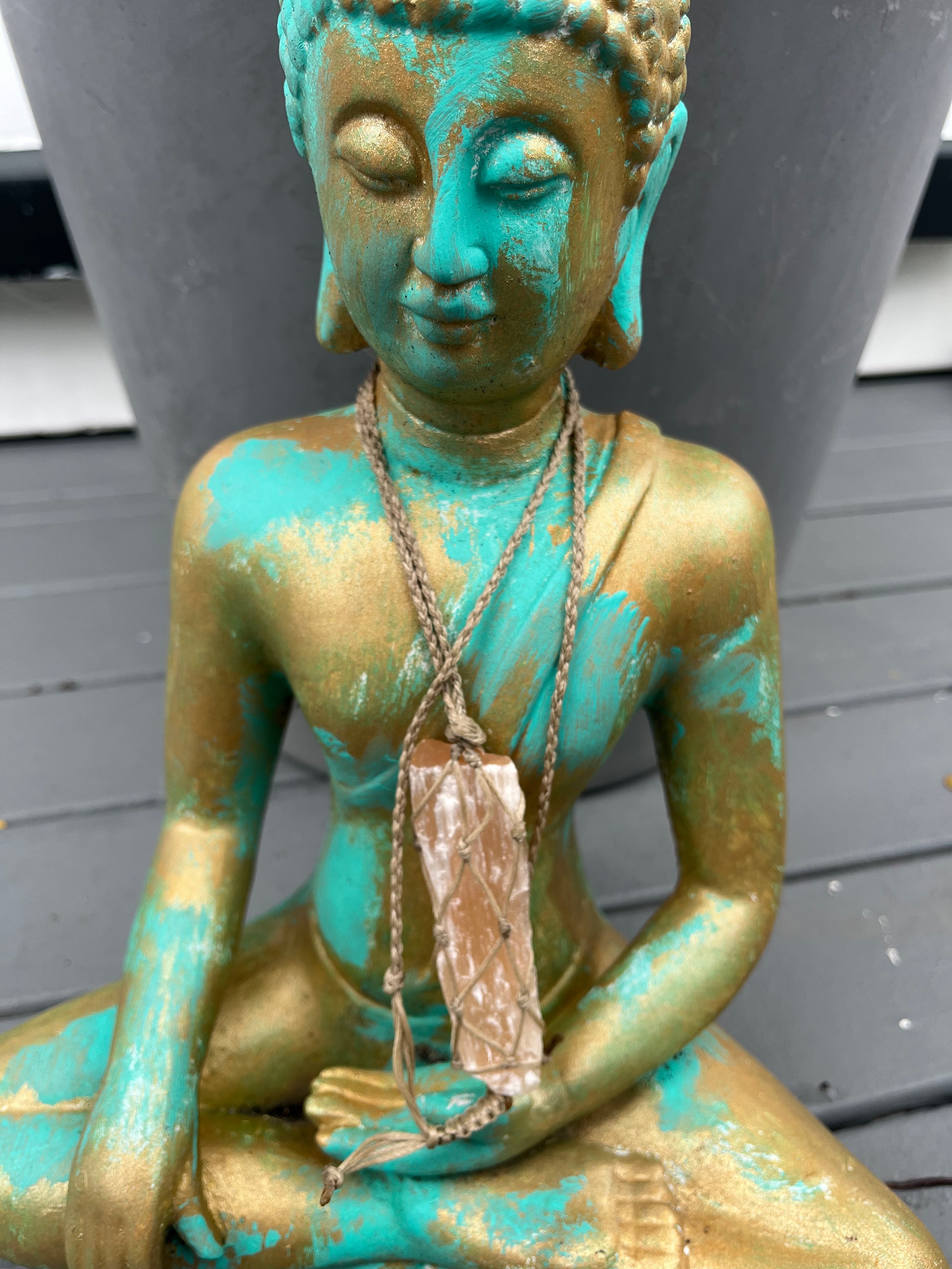 Raw Pink Selenite Necklace