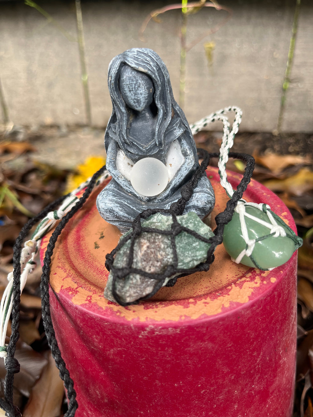 Raw Fluorite Necklace