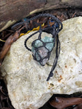 Raw Fluorite Necklace