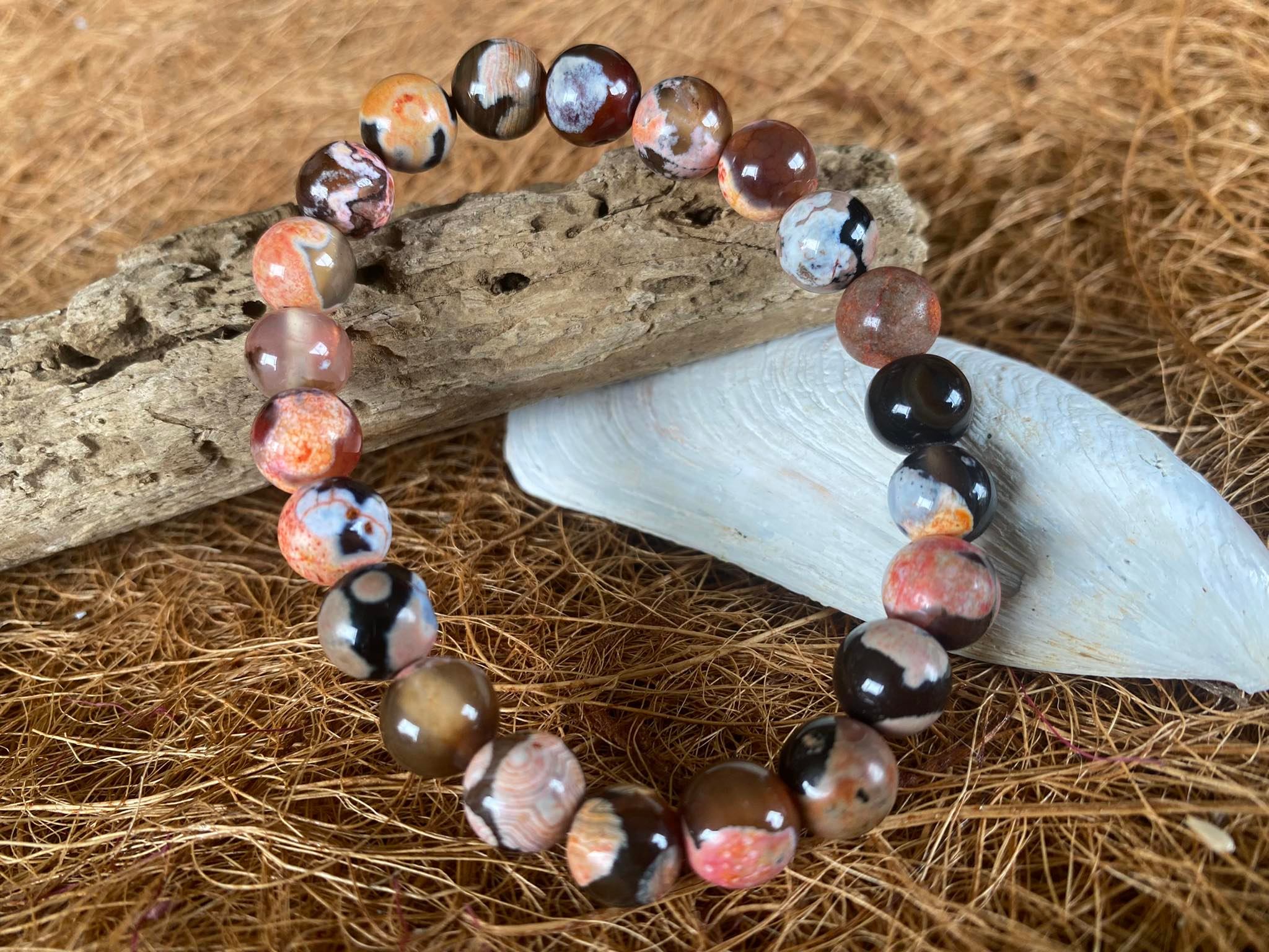 Coffee Agate Crystal Bracelets